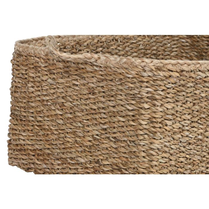 Juego de Cestas Home ESPRIT Natural Fibra natural Boho 50 x 40 x 30 cm (3 Piezas) 2