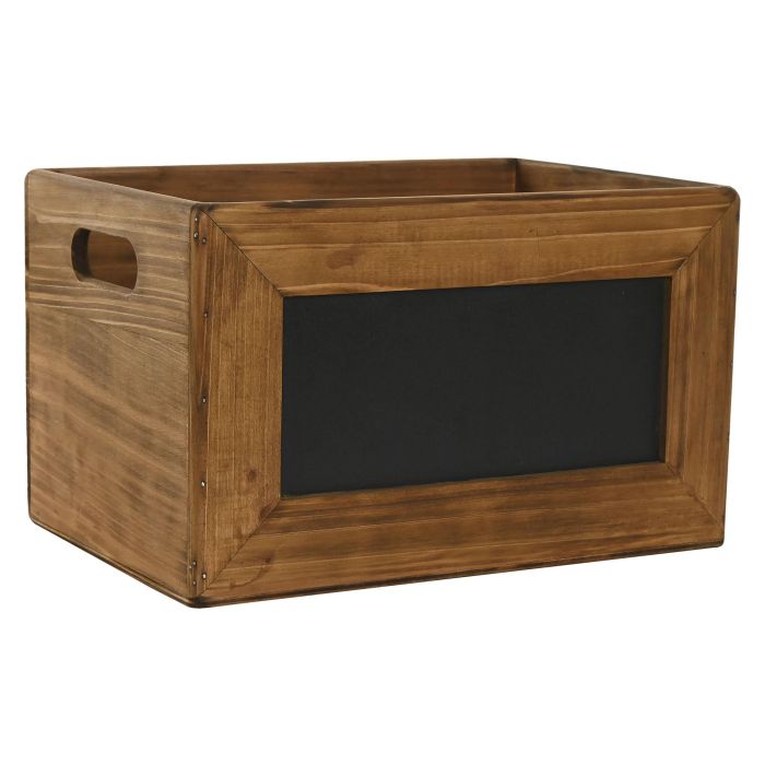 Caja Tradicional DKD Home Decor Marron 27 x 23 x 37 cm Set de 3 (2 Unidades) 3