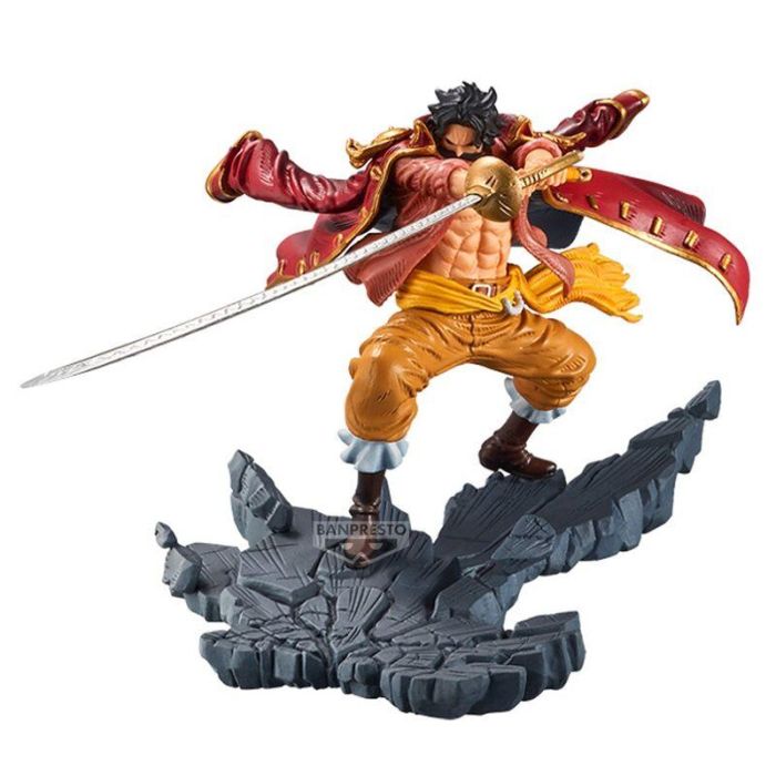 Banpresto One Piece Figura Gold D. Roger Manhood Special - Figura pre-pintada de PVC y ABS, 9 cm 0 Banpresto One Piece Figura Gold D. Roger Manhood Special - Figura pre-pintada de PVC y ABS, 9 cm 0