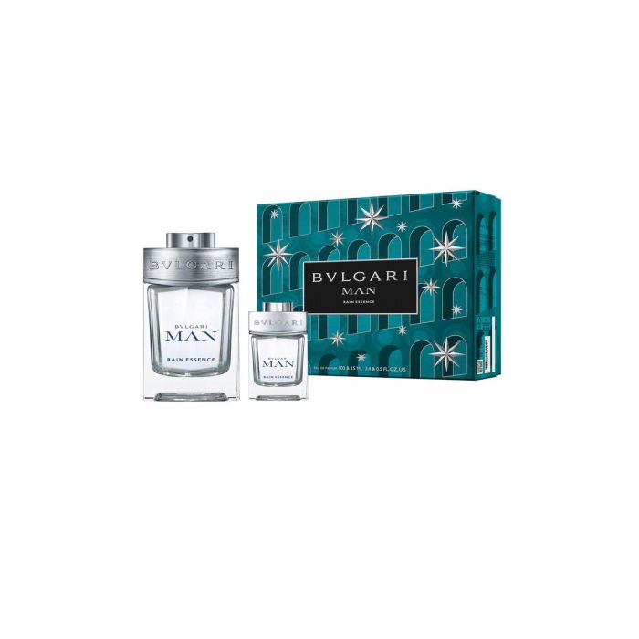 Set de Perfume Hombre Bvlgari Man Rain Essence EDP 2 Piezas