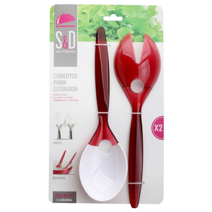 Saveur et Degustation Juego De 2 Cubiertos Servir Ensalada 26 cm 1 Saveur et Degustation Juego De 2 Cubiertos Servir Ensalada 26 cm 1