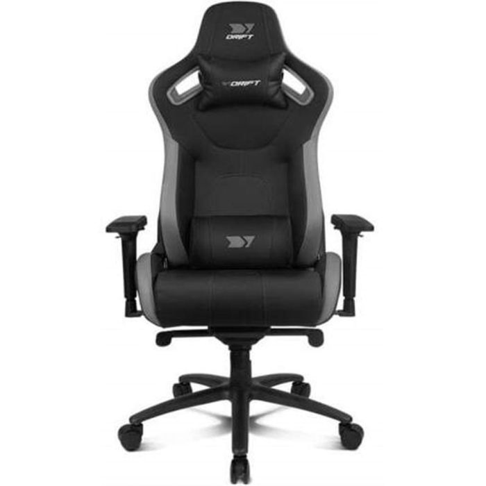 DRIFT DR600BGRAY silla para videojuegos Butaca para jugar Asiento acolchado Negro, Gris DRIFT DR600BGRAY silla para videojuegos Butaca para jugar Asiento acolchado Negro, Gris
