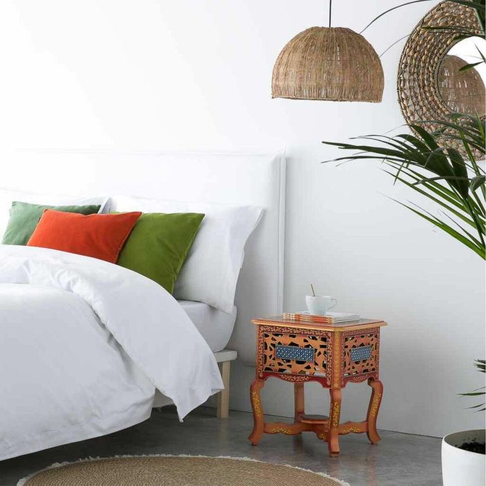 Mesita de Noche Alexandra House Living 38 x 44 x 38 cm 6 Mesita de Noche Alexandra House Living 38 x 44 x 38 cm 6