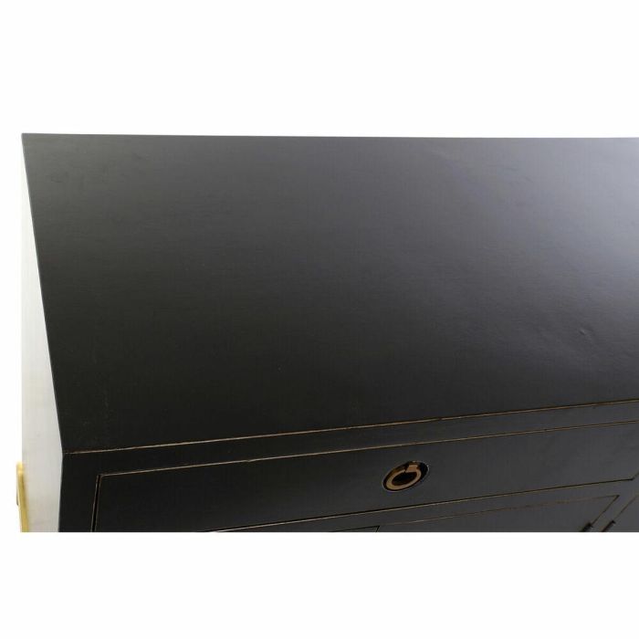 Buffet Oriental DKD Home Decor Negro Dorado 50 x 80 x 150 cm 7