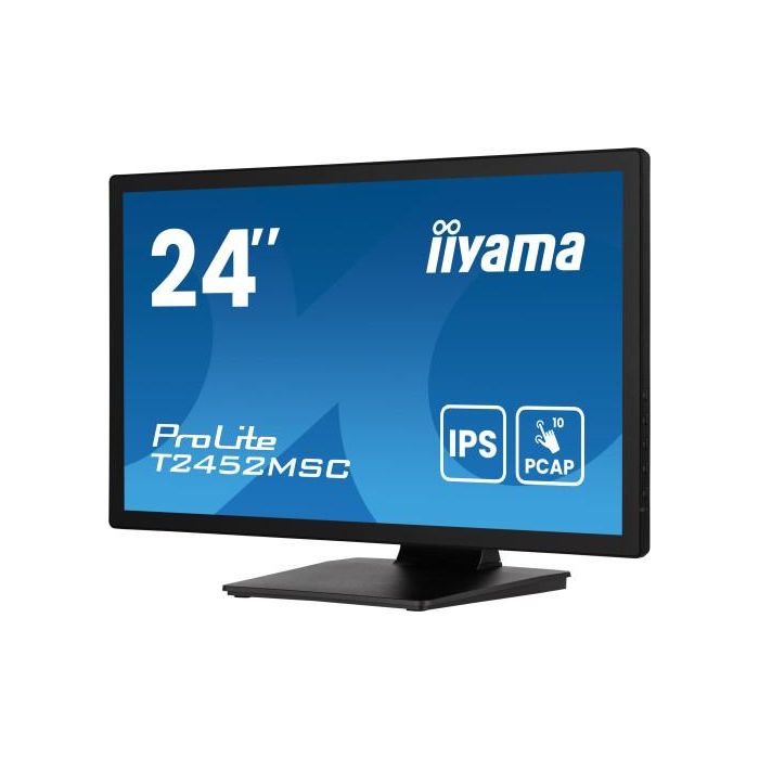 iiyama ProLite T2452MSC-B1AG pantalla para PC 60,5 cm (23.8") 1920 x 1080 Pixeles Full HD LED Pantalla táctil Negro 4