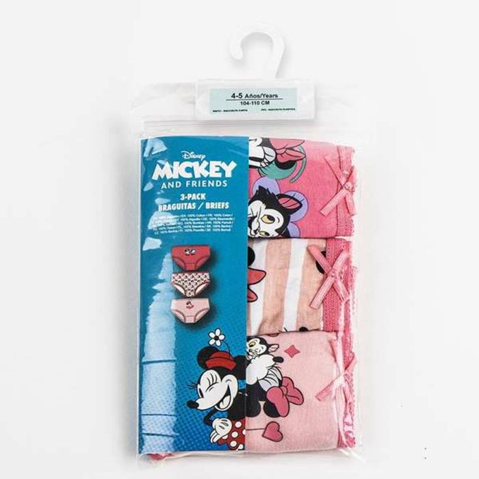 Pack de Braguitas para Niña Minnie Mouse Multicolor 6 Pack de Braguitas para Niña Minnie Mouse Multicolor 6