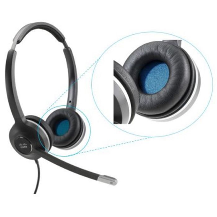 Cisco CP-HS-WL-5EC8= Almohadilla para auricular, Negro, recambio para serie Cisco 560