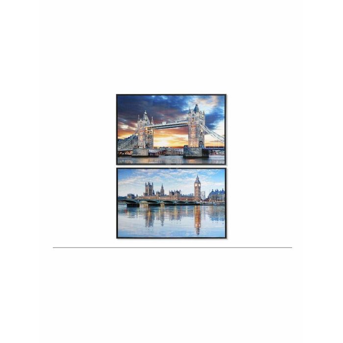 Cuadro Loft DKD Home Decor Multicolor 2.5 x 60 x 90 cm (2 Unidades) 2 Cuadro Loft DKD Home Decor Multicolor 2.5 x 60 x 90 cm (2 Unidades) 2