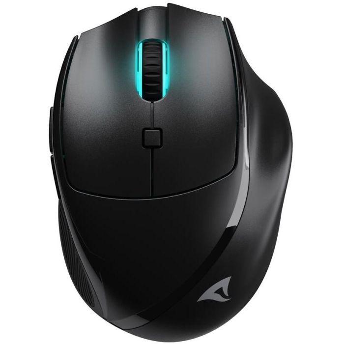 Sharkoon OfficePal M25W Ratón Gaming Inalámbrico RF + USB-C Óptico 4000 DPI Mano Derecha 6 Botones Negro con Iluminación Multi-Color 0 Sharkoon OfficePal M25W Ratón Gaming Inalámbrico RF + USB-C Óptico 4000 DPI Mano Derecha 6 Botones Negro con Iluminación Multi-Color 0