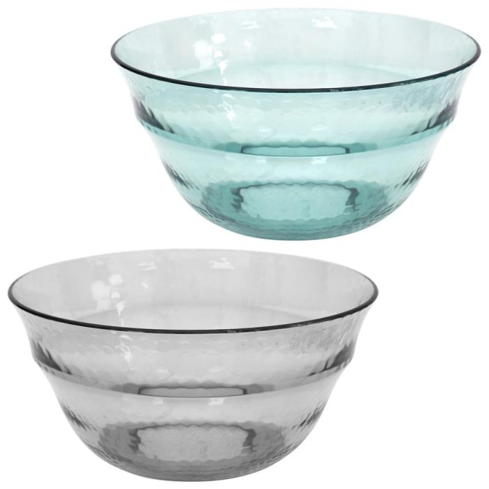 Home Deco Factory Ensaladera Poliestiren Diámetro 25 cm Plástico Martillado Colores Surtidos 2