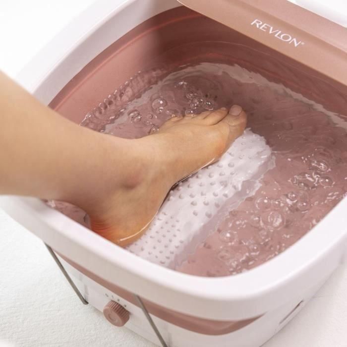 REVLON RVFB7034E Ultimate Foot Spa - Thalasso Baño de pies plegable y compacto - 3 temperaturas - Función de burbuja REVLON RVFB7034E Ultimate Foot Spa - Thalasso Baño de pies plegable y compacto - 3 temperaturas - Función de burbuja
