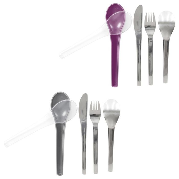 Cook Concept Juego de Cubiertos Take Away Acero Inoxidable para Llevar 2