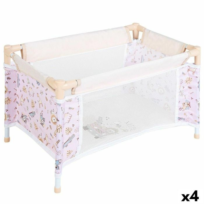 Cuna para Muñecas Colorbaby Safari 29 x 50 x 30 cm 4 Unidades Cuna para Muñecas Colorbaby Safari 29 x 50 x 30 cm 4 Unidades