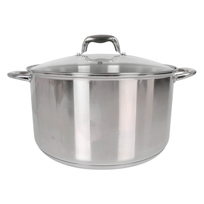 Quttin Olla con Tapa de Acero Inoxidable para Inducción 32 cm / 15 L New Caesar (2 Unidades) 4 Quttin Olla con Tapa de Acero Inoxidable para Inducción 32 cm / 15 L New Caesar (2 Unidades) 4