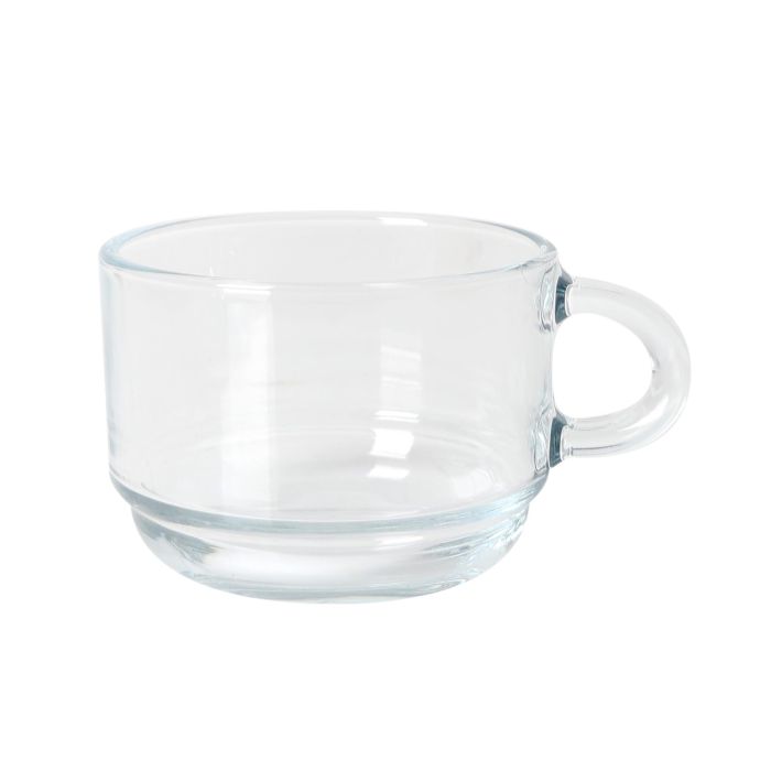 LAV - Set de 2 Tazas Ares 27 cl para Café o Leche, Dimensiones: 11,5 cm de largo x 8,7 cm de ancho x 6,5 cm de alto (12 Unidades)