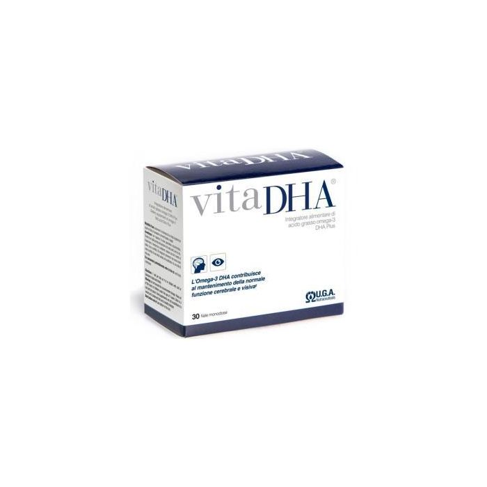 UGA Nutraceuticals Vitadha Suplemento DHA 1450mg para Vista y Cerebro 30 Viales