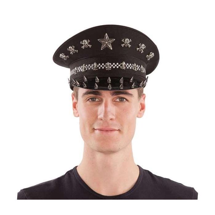 My Other Me Gorra Plato de Policía para Adulto, Talla 58, 100% Poliéster, Multicolor 0 My Other Me Gorra Plato de Policía para Adulto, Talla 58, 100% Poliéster, Multicolor 0