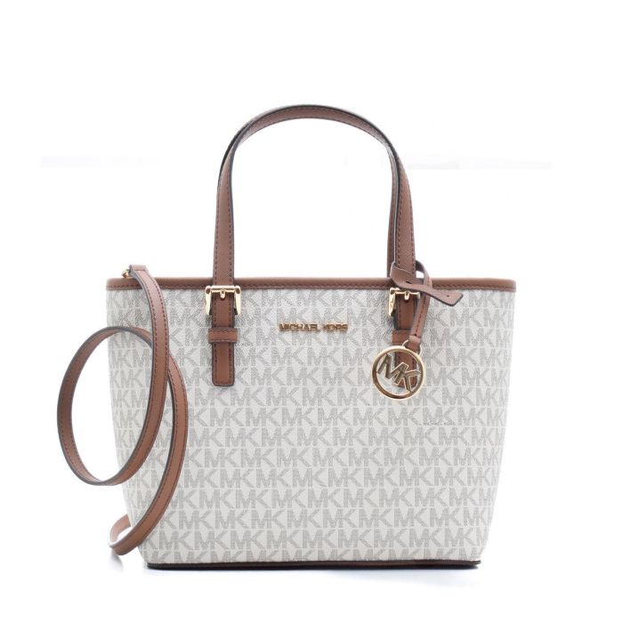 Bolso Mujer Michael Kors 35T9GTVT0B-VANILLA Beige 25 x 18 x 10 cm