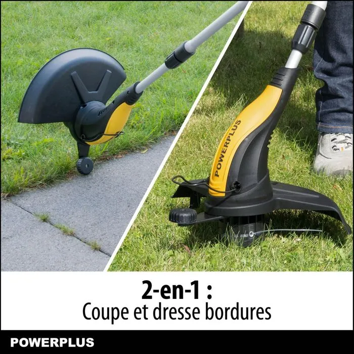 Powerplus POWXG30033 Bordeadora Eléctrica 500W, 320mm Diámetro, Herramientas de Jardín para Cortar Hierbas y Bordes 5