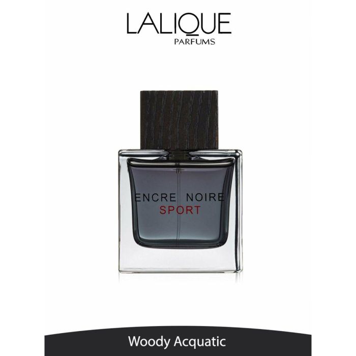 Lalique Encre Noire Sport Eau de Toilette Vaporizador para Hombre 100 ml. Un aroma amaderado fresco con carácter, ideal para el hombre moderno y elegante. 4