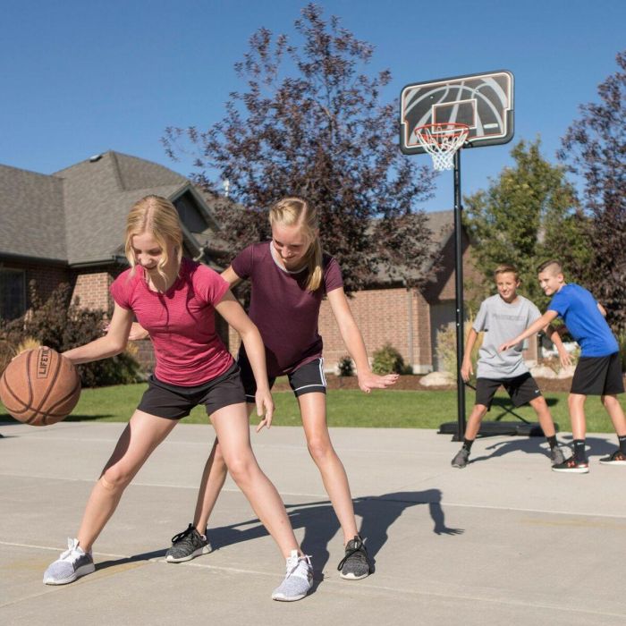 Canasta baloncesto polietileno lifetime portátil con tablero de ajustable altura 229-305 cm 1 Canasta baloncesto polietileno lifetime portátil con tablero de ajustable altura 229-305 cm 1