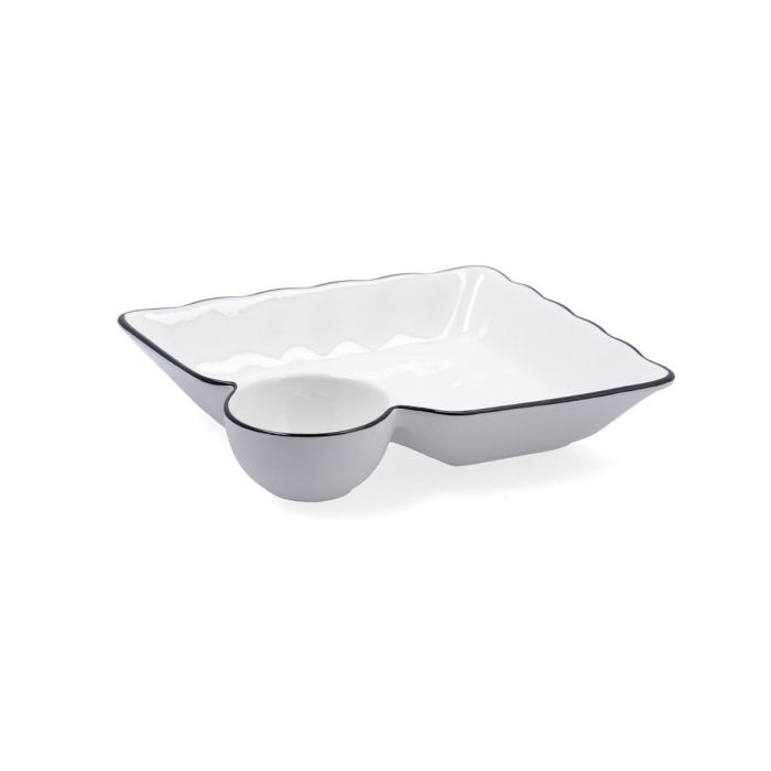 Plato Dipear Porcelana Gastro Black Quid 19,5x18,5 cm (12 Unidades) 0 Plato Dipear Porcelana Gastro Black Quid 19,5x18,5 cm (12 Unidades) 0