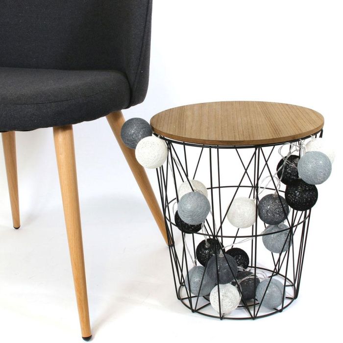 Home Deco Light Guirnalda de Luces LED Gris 20 Unidades 345cm Ambiente Decorativo 2 Home Deco Light Guirnalda de Luces LED Gris 20 Unidades 345cm Ambiente Decorativo 2