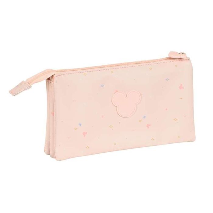 Portatodo Triple Minnie Mouse Baby Rosa (22 x 12 x 3 cm) 1 Portatodo Triple Minnie Mouse Baby Rosa (22 x 12 x 3 cm) 1