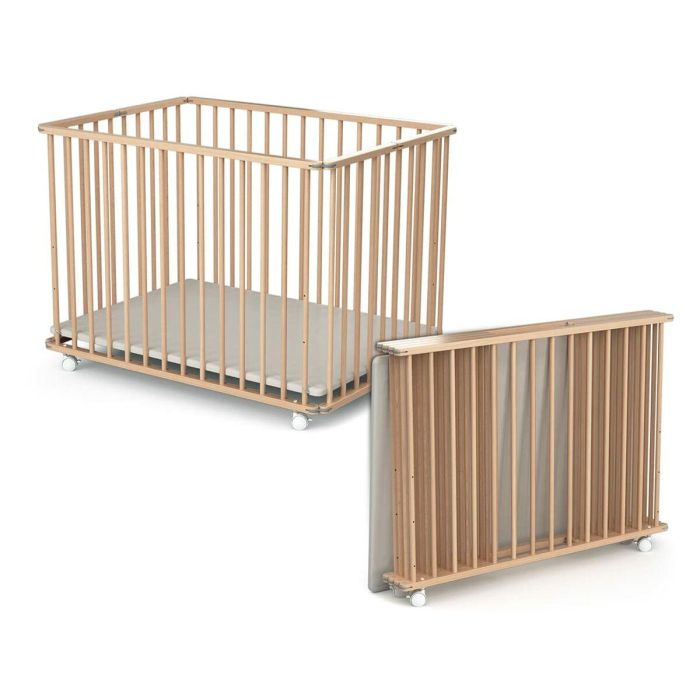 Parque de juegos WEBABY 100 x 100 cm Beige 2 Parque de juegos WEBABY 100 x 100 cm Beige 2