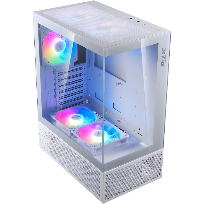 XPG Invader X Mini Caja PC Midi Tower Blanca ATX con 5 Ventiladores ARGB 11