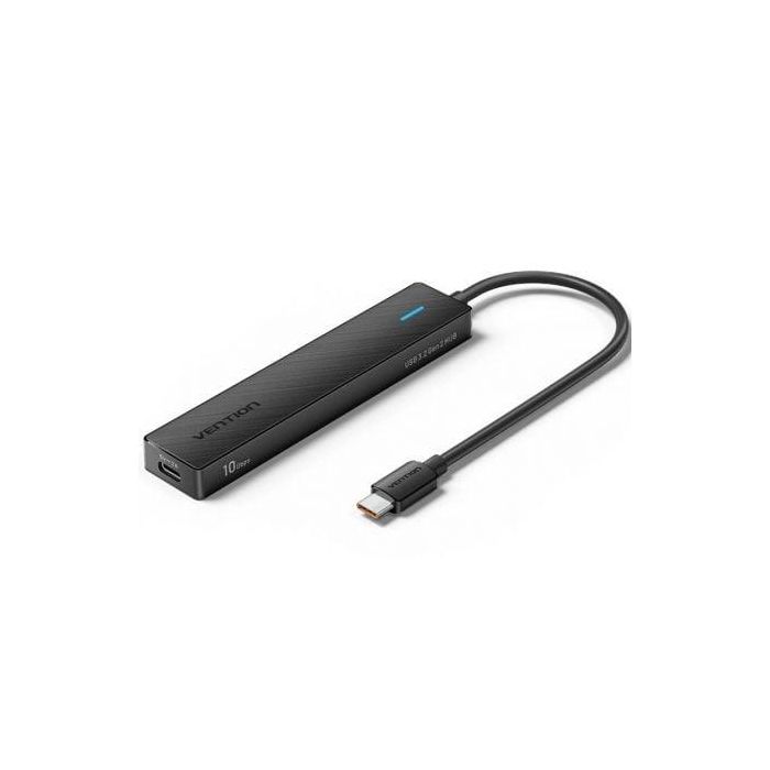 Vention CHYBB Hub USB Tipo-C 3.2 Gen 2 | Concentrador 5 en 1 con 2x USB-C, 2x USB-A, USB-C PD | 10Gbps, OTG | 15cm