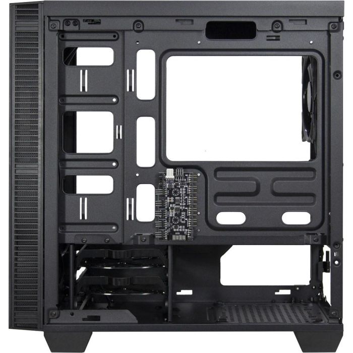Inter-Tech Infinity X-608 Micro Torre PC ITX/micro ATX con Ventana Lateral de Vidrio Templado y Ventiladores RGB 13