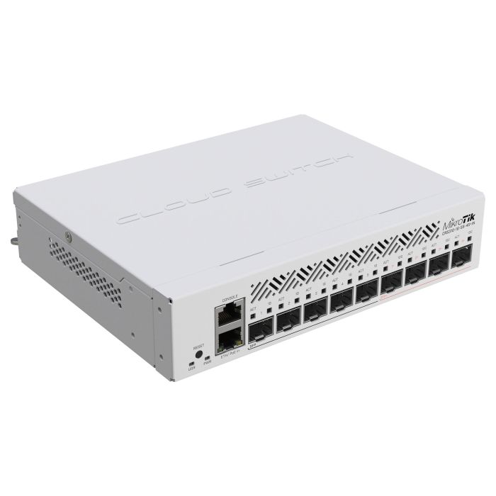 MikroTik CRS310-1G-5S-4S+IN Switch Gestionado L3 con 5 SFP y 4 SFP+ PoE+ Montaje en Rack 1U MikroTik CRS310-1G-5S-4S+IN Switch Gestionado L3 con 5 SFP y 4 SFP+ PoE+ Montaje en Rack 1U