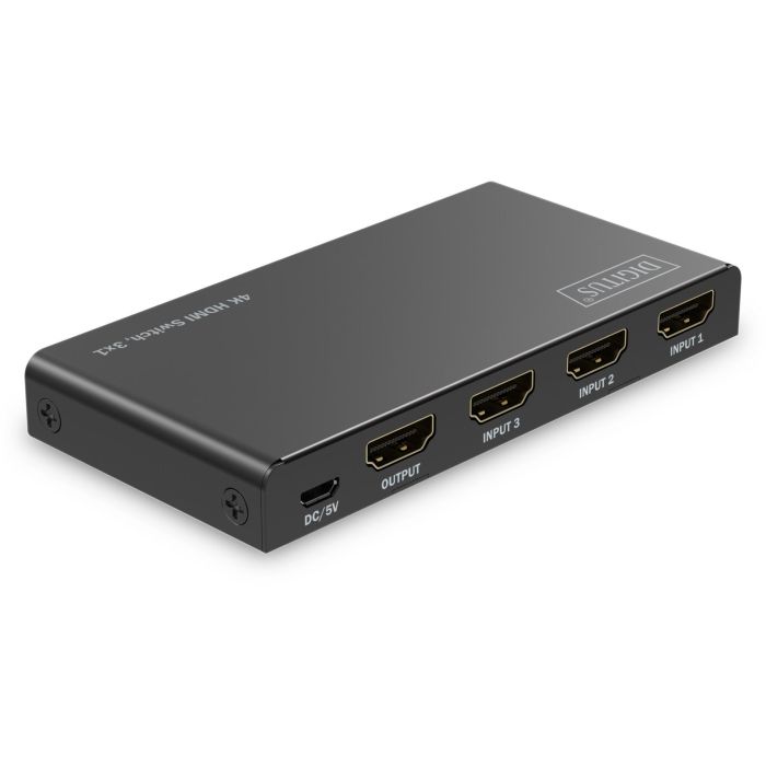 DIGITUS HDMI Switch. 4x1 4K/60Hz HDCP 2.3 1