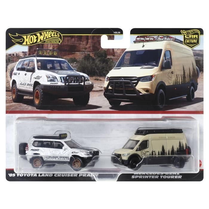 Hot Wheels - Car Culture Premium Set 2 Vehículos - Set Coches Pequeños - A partir de 3 años - Hot Wheels - HBL96 - modelo 2 Hot Wheels - Car Culture Premium Set 2 Vehículos - Set Coches Pequeños - A partir de 3 años - Hot Wheels - HBL96 - modelo 2