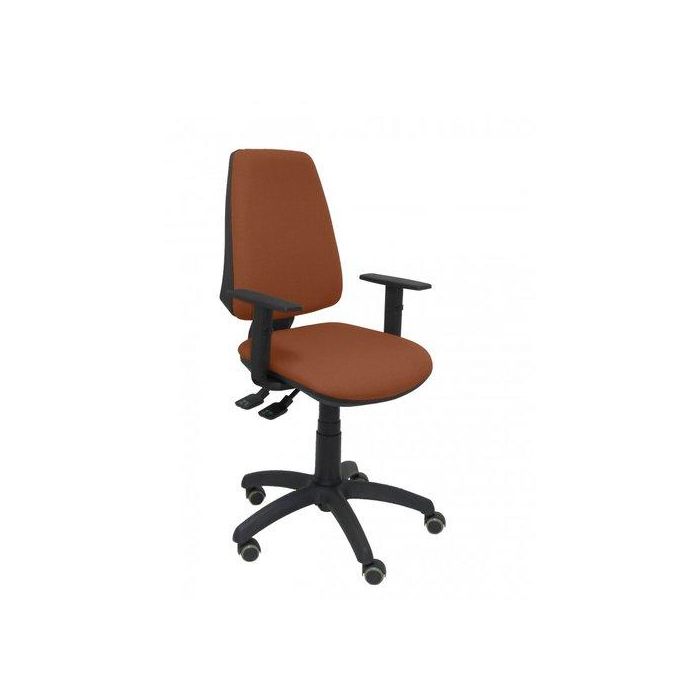 Silla Piqueras Y Crespo Elche S Brazos Regulables Mecanismo Sincro De Doble Maneta Gran Confortabilidad Regulable En Altura Ruedas De Parquet Asiento Y Respaldo Tapizado Bali Marron