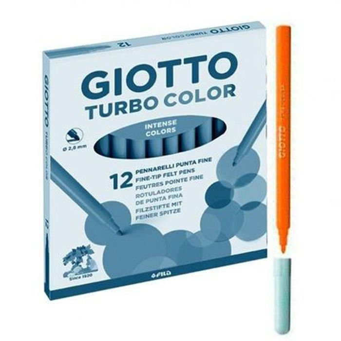 Set de Rotuladores Giotto Turbo Color Naranja (10 Unidades) 1 Set de Rotuladores Giotto Turbo Color Naranja (10 Unidades) 1