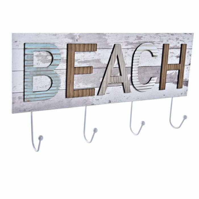 Perchero Pared Atlantico DKD Home Decor Marron Turquesa 5 x 23 x 45 cm (2 Unidades) 2 Perchero Pared Atlantico DKD Home Decor Marron Turquesa 5 x 23 x 45 cm (2 Unidades) 2