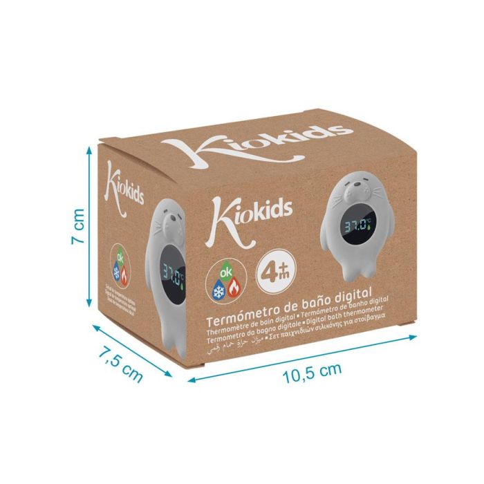 KioKids Termómetro Eléctrico Digital Gris para Bebés +4 Meses 3