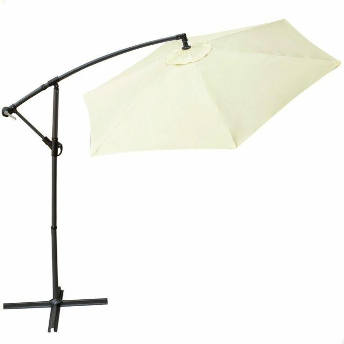 Parasol Aktive Crema 300 cm 4,2 cm Aluminio