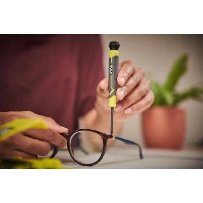 Juego de 6 destornilladores de precisión - RYOBI - SL1, SL2, SL3, PH1, PH0, SL2 3 Juego de 6 destornilladores de precisión - RYOBI - SL1, SL2, SL3, PH1, PH0, SL2 3
