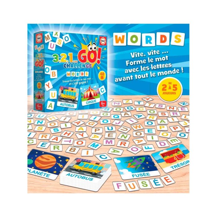 3,2,1 Go Challenge - Words En Francés 19421 Educa 1