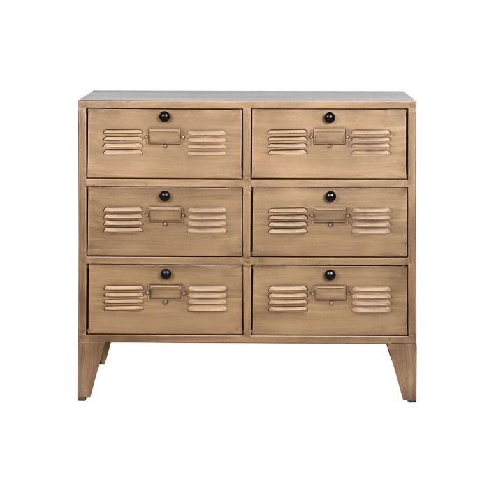 Cajonera Loft DKD Home Decor Dorado 34 x 70 x 78 cm 2 Cajonera Loft DKD Home Decor Dorado 34 x 70 x 78 cm 2