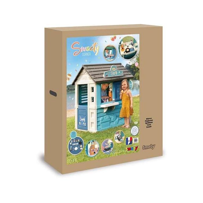 Smoby Casa Sweet Corner ¡El Rincón de los Dulces! con Máquina de Helados y Accesorios 105x110x127 cm 9