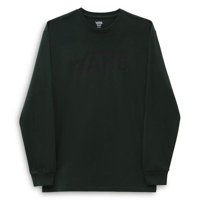 Sudadera sin Capucha Hombre Vans Classic LS Verde 2