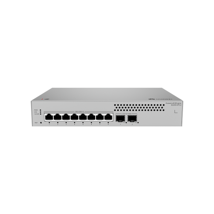 Huawei Data Communication,S220S 8T2J,S220S 8T2J,S220S 8T2J 8 10 100 1000Base T Ports, 2 2.5Ge Sfp Ports, Built In Ac Power, Fanless 1