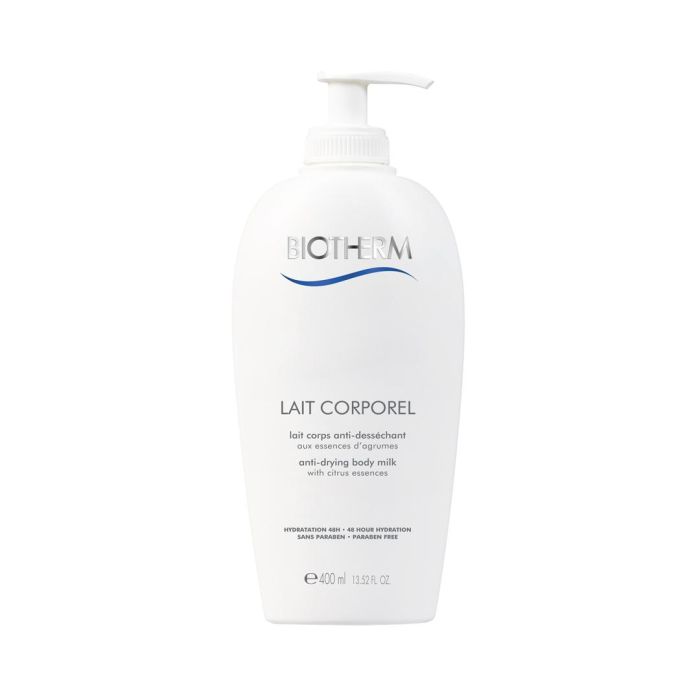 Biotherm Lait Corporel Anti-Desséchant Leche Corporal Hidratante para Todo Tipo de Piel Suave y Nutrida con Aroma Cítrico 400 ml