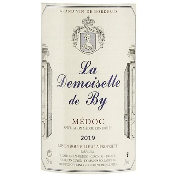 La Demoiselle de By 2019 Médoc - Vino tinto Burdeos 1