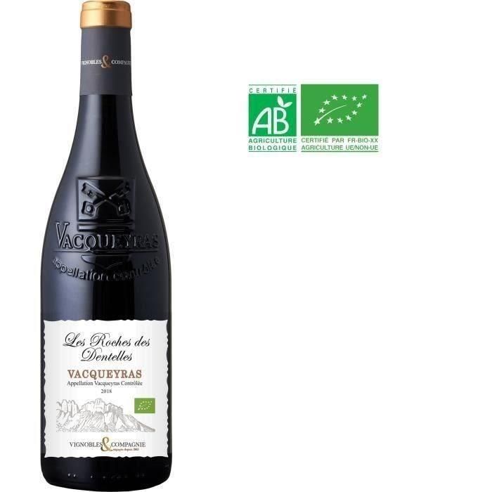 Les Roches des Déctelles 2018 AOC Vacqueyras - Wine On The Rhône - Valle Orgánico