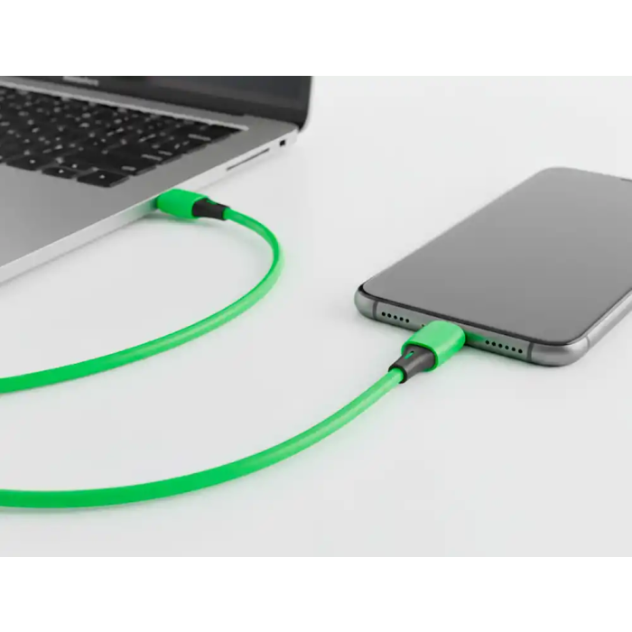 Q-connect Cable USB-C a USB-C PVC Longitud 2m Verde 3